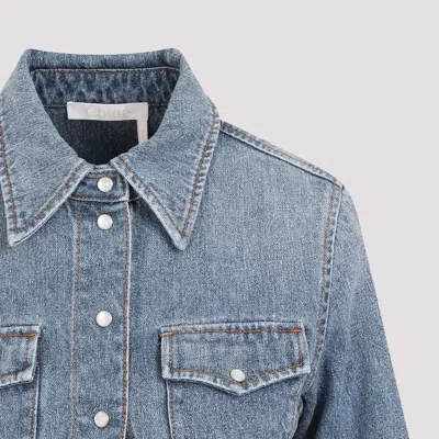 Chloé Buttoned Denim Shirt