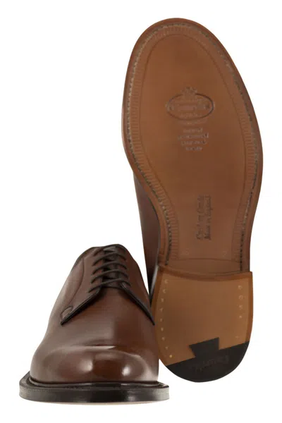 Church's Whole Cut Brown Derby With Artisanal Hand-stitching
