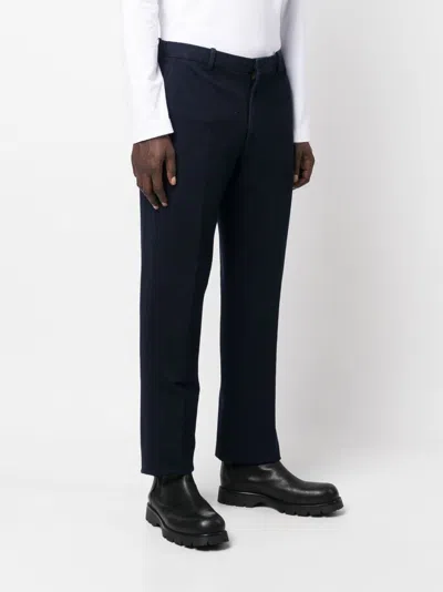 Circolo 1901 Stretch Cotton Mid-rise Trousers With Rear Pockets