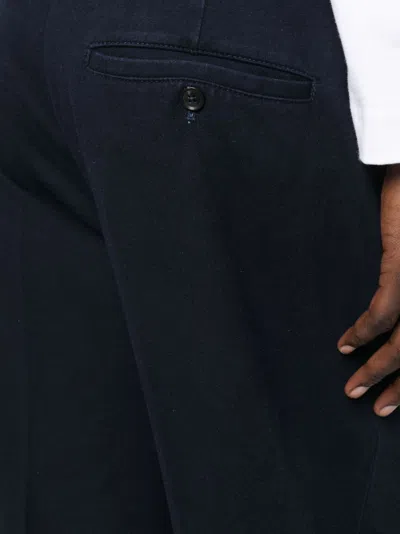 Circolo 1901 Stretch Cotton Mid-rise Trousers With Rear Pockets