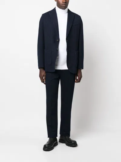 Circolo 1901 Stretch Cotton Mid-rise Trousers With Rear Pockets