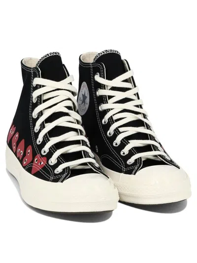 Comme Des Garçons Play Black Converse Edition Chuck 70 Multi Heart Sneakers