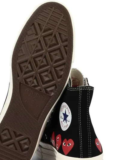 Comme Des Garçons Play Black Converse Edition Chuck 70 Multi Heart Sneakers