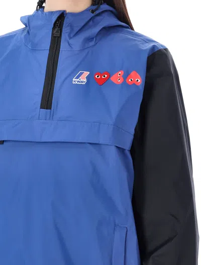 Comme Des Garçons Play X K-way Half-zip Jacket