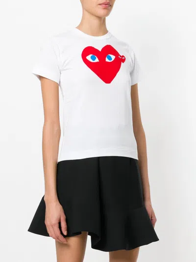 Comme Des Garçons Play Printed Red Heart T-shirt