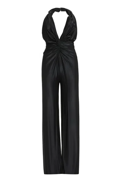 Costarellos Muti Jersey Gathered Low Cut Jumpsuit