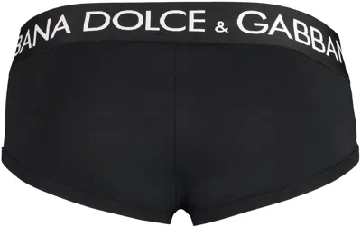 Dolce & Gabbana Brando Set Of Two Cotton Briefs With Logoed Elastic Band