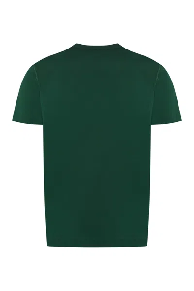 Dolce & Gabbana T-shirt Cotone Con Placca Logata