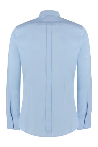 Dolce & Gabbana Long-sleeved Stretch Cotton Shirt
