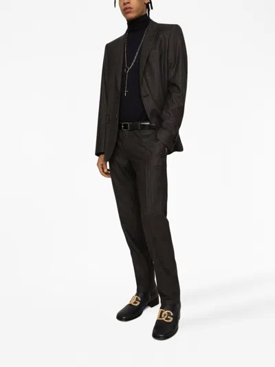 Dolce & Gabbana Men's Prince Of Wales Check Pattern Blazer