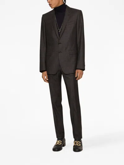 Dolce & Gabbana Men's Prince Of Wales Check Pattern Blazer