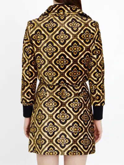 Etro Tapestry Patterned Cropped Velvet Jacket