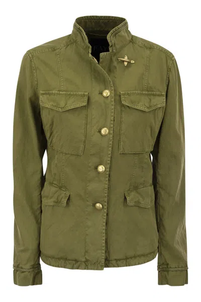 Fay Giacca Stile Militare Sahariana