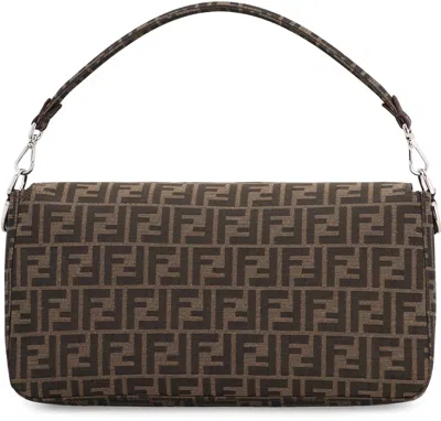 Fendi Maxi Multipocket Baguette Ff Jacquard Tote Bag
