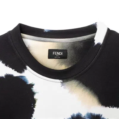 Fendi Beige J. Rome Spot Sweater For Men