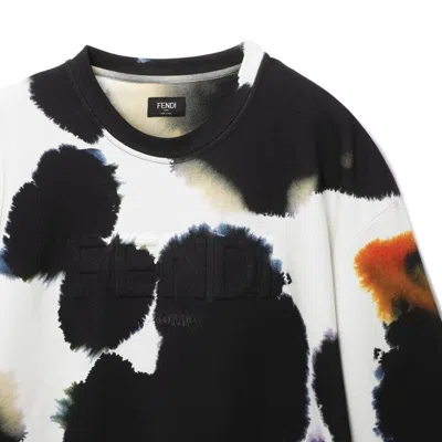 Fendi Beige J. Rome Spot Sweater For Men