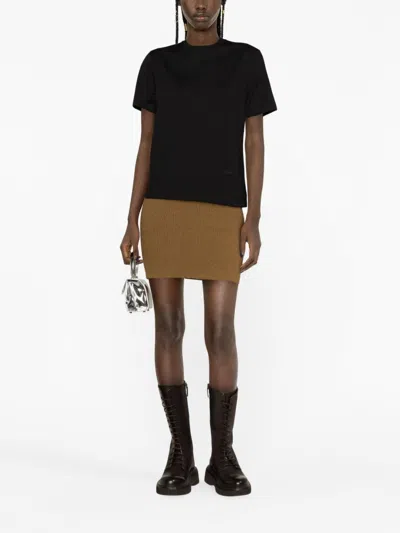 Ferragamo Cotton And Silk Blend T-shirt