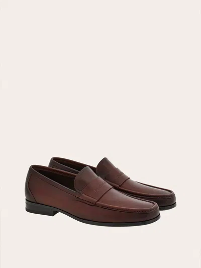 Ferragamo Logo-debossed Leather Loafers