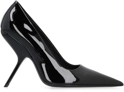 Ferragamo Eva 105mm Patent Leather Pumps