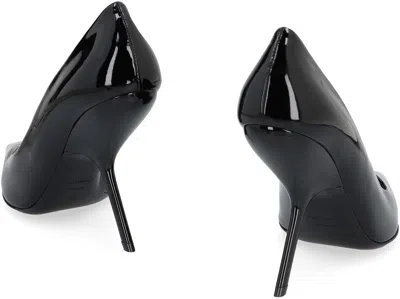 Ferragamo Eva 105mm Patent Leather Pumps
