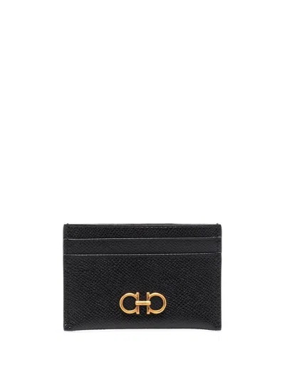 Ferragamo Gancini Plaque Cardholder