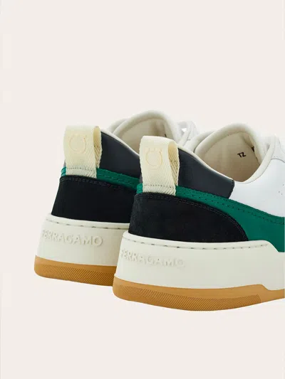Ferragamo Gancini Low-top Sports Shoes With Outline