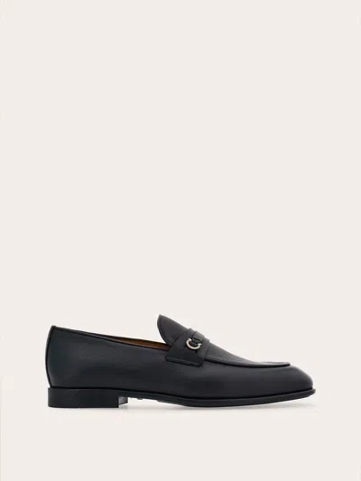 Ferragamo Man Moccasin With Gancini Ornament