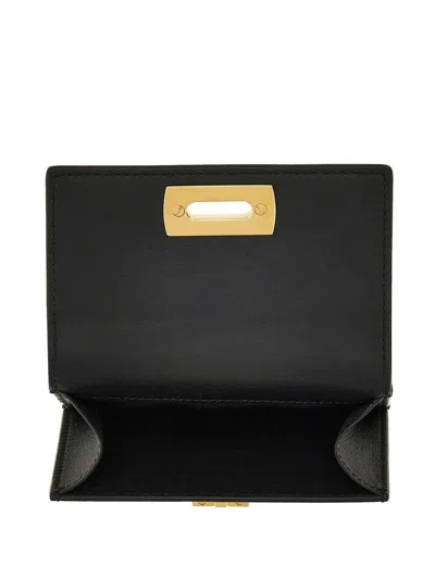 Ferragamo Wanda  Wallet With Gancini Closure In Patent Leather