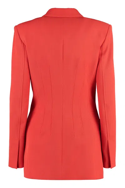 Genny Wool Blazer With Double-breasted Button Detailing
