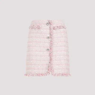 Giambattista Valli Boucle Mini Skirt Sequin Embellishments