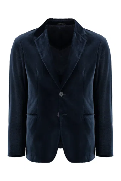 Giorgio Armani Single-breasted Velvet Jacket