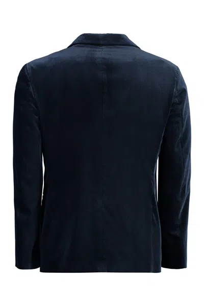 Giorgio Armani Single-breasted Velvet Jacket