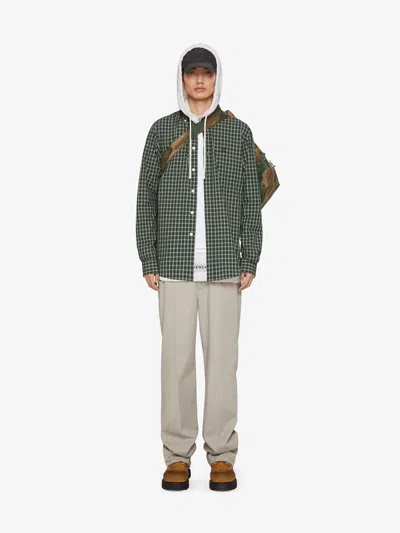 Givenchy Casual Unstitched Pant In Stone Grey For Men