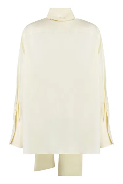 Givenchy Long-sleeved Silk Blouse