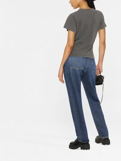 Golden Goose Doris Upside Down Logo Cotton Graphic Tee