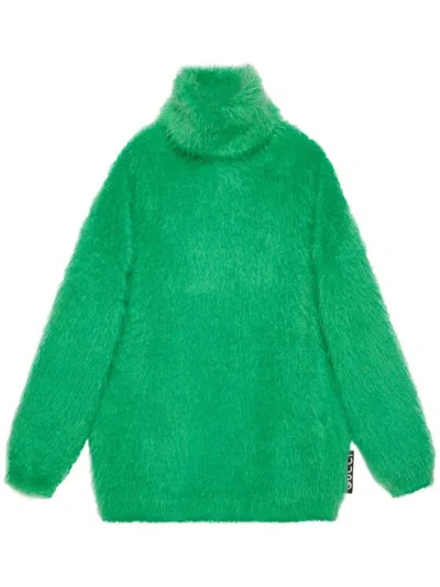Gucci Mohair-blend Mini Sweater Dress Women