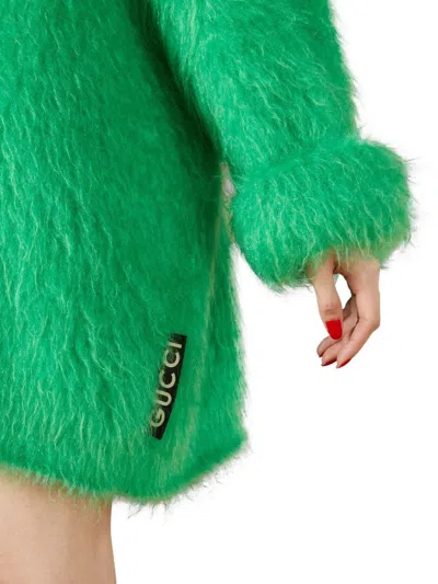 Gucci Mohair-blend Mini Sweater Dress Women