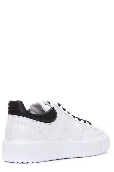 Hogan H-stripes Low-top Sneakers In White