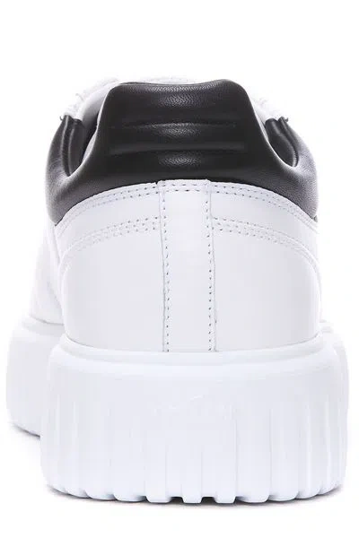 Hogan H-stripes Low-top Sneakers In White