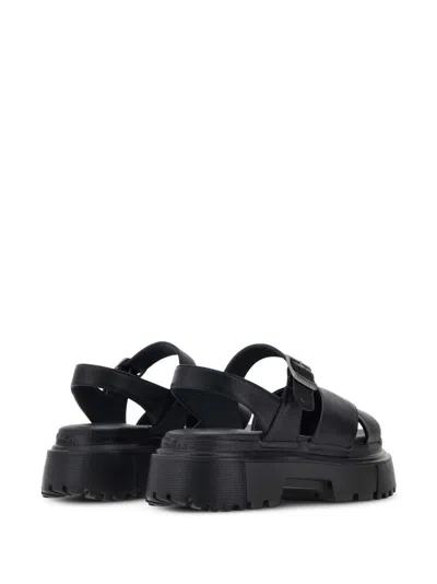 Hogan Leather Sandal With Midsole Sandals