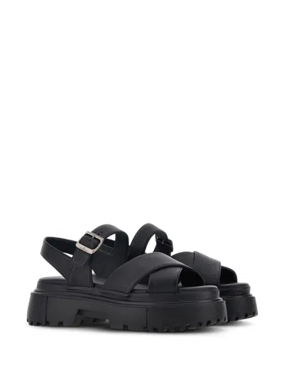 Hogan Leather Sandal With Midsole Sandals