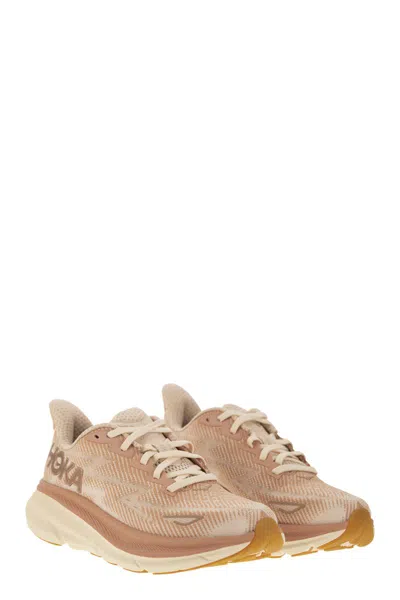 Hoka Pink Clifton 9 Sneakers