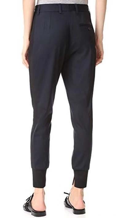 Shop 3.1 Phillip Lim / フィリップ リム Jogger Pants With Ribbing In Navy