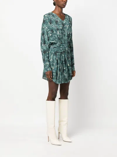 Iro Fontana Printed Short Dress