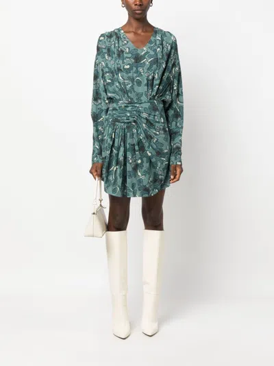 Iro Fontana Printed Short Dress