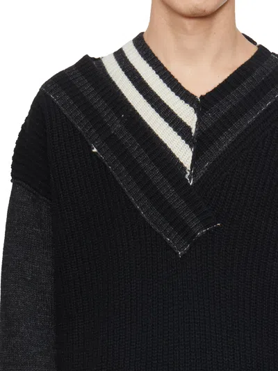 Isabel Benenato Man Sweater Black Size M Alpaca Wool, Polyamide