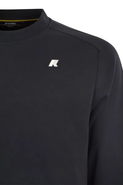 K-way K Way Medina Cotton Blend Crewneck Sweatshirt
