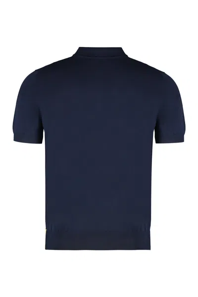 K-way K Way Pleyne Blue Cotton Polo Shirt