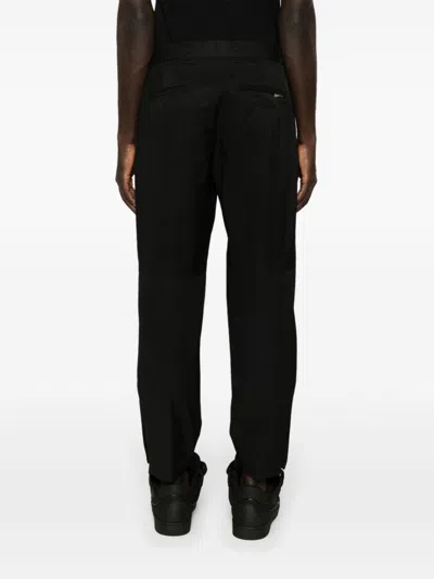 Shop Lanvin Cotton Blend Biker Trousers