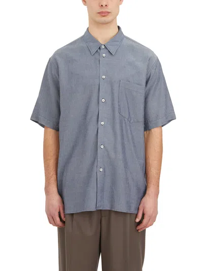 Magliano Man Shirt Slate Blue Size L Lyocell